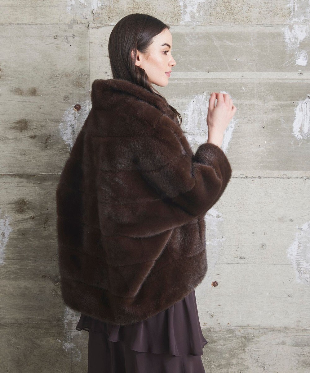 GRACE CONTINENTAL 【LOU ANDREA】フェイクショートコート 