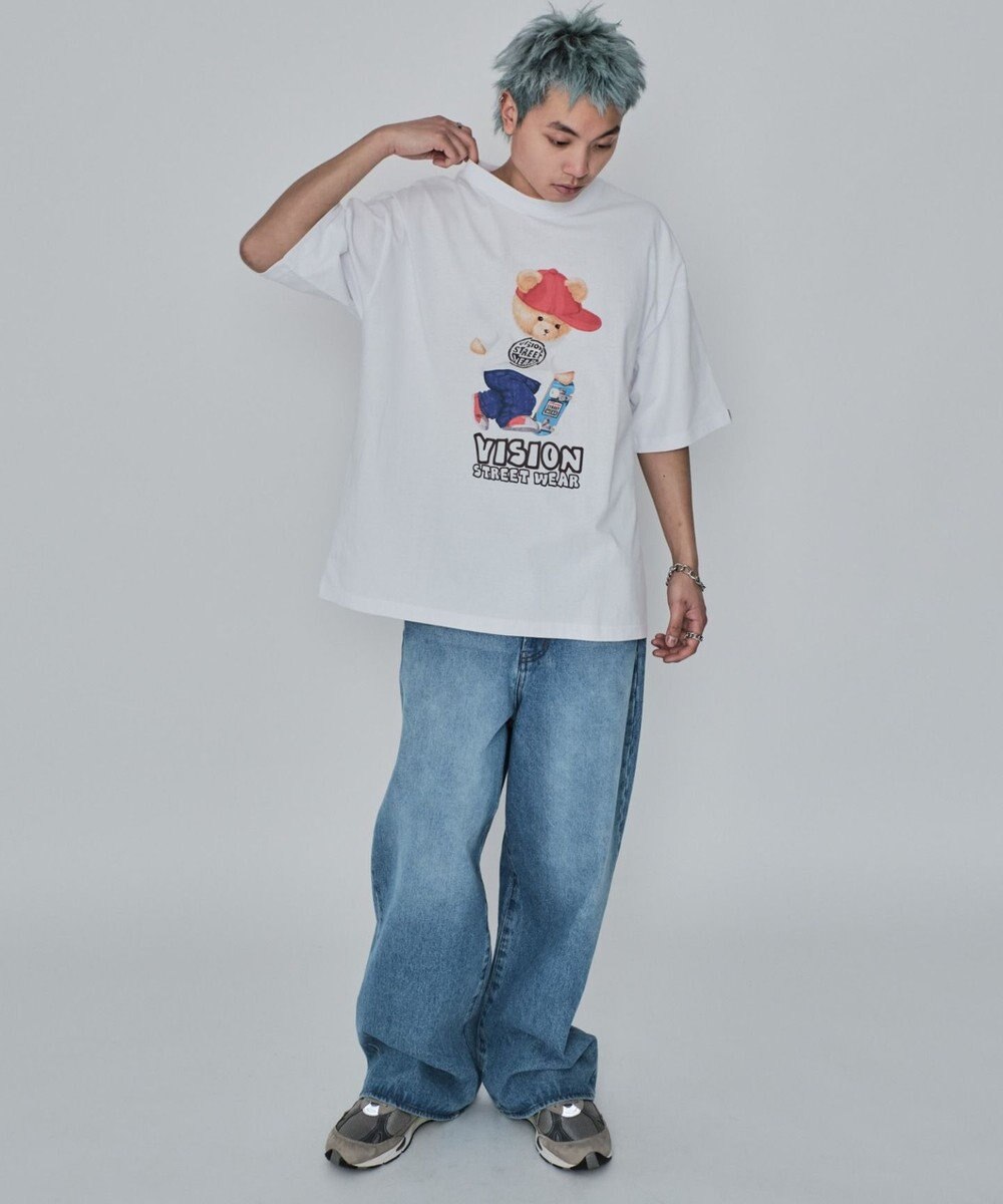 WEGO 【ユニセックス着用ITEM/MLサイズ展開】別注VISIONベアグラフィックT（SS） 