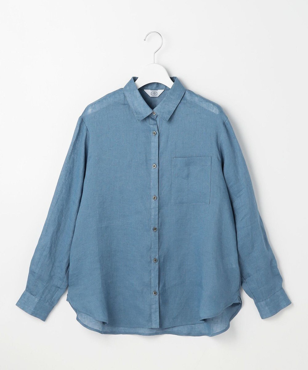 J.PRESS LADIES S 【WEB限定カラーあり・2way】リネン シャツ ブラウス 