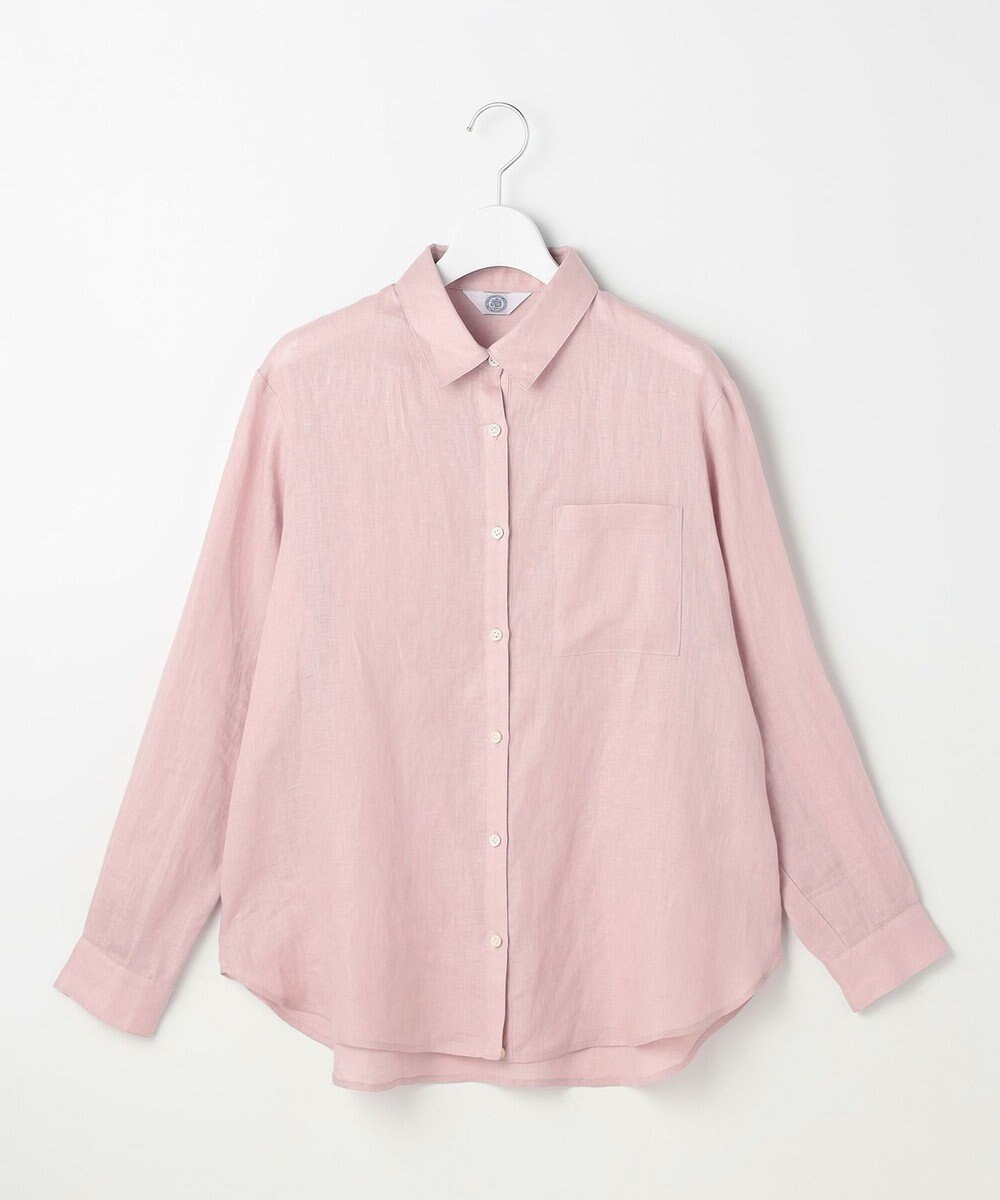 J.PRESS LADIES S 【WEB限定カラーあり・2way】リネン シャツ ブラウス 