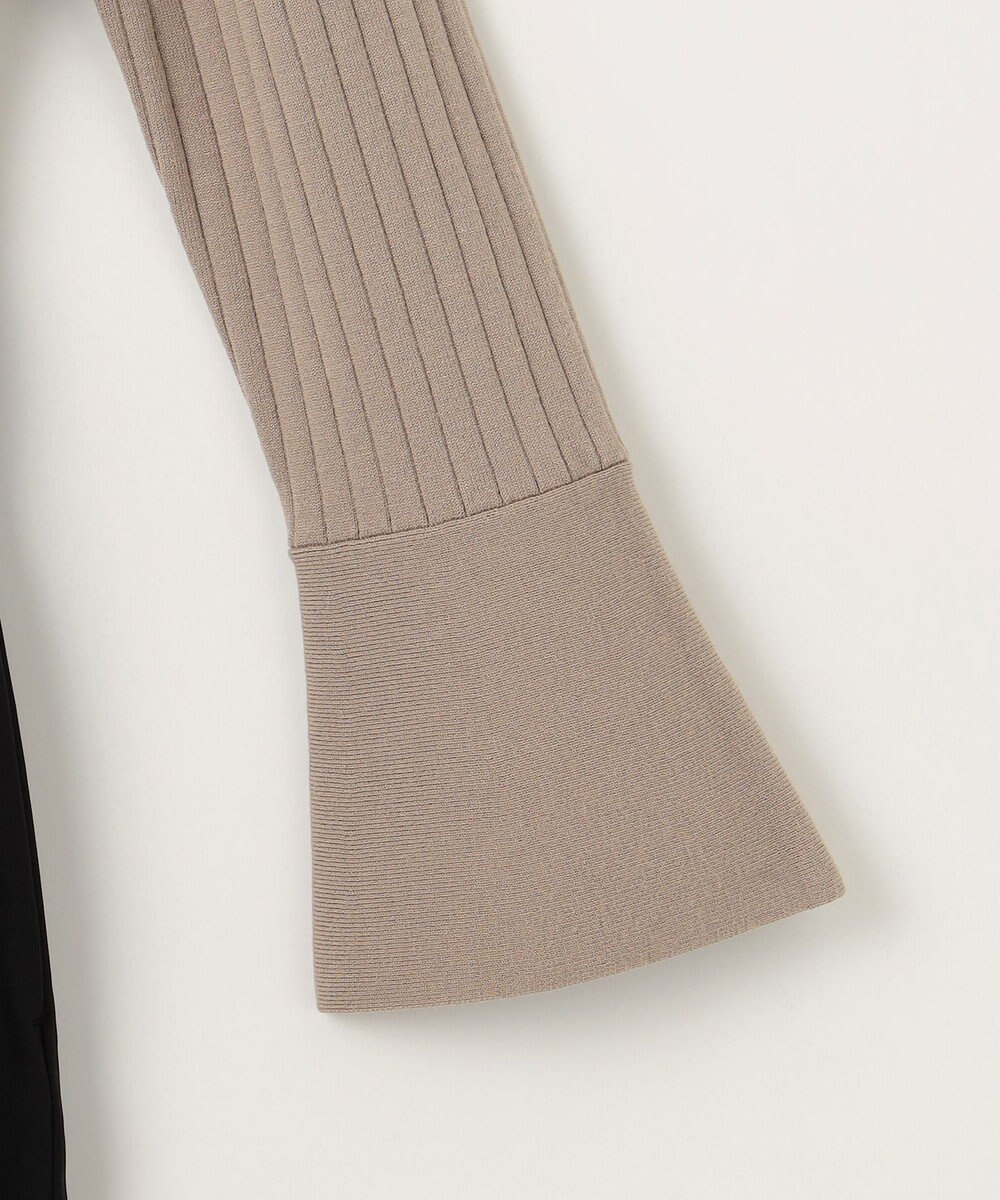 組曲 【WEB限定】リブニットコンビワンピース 