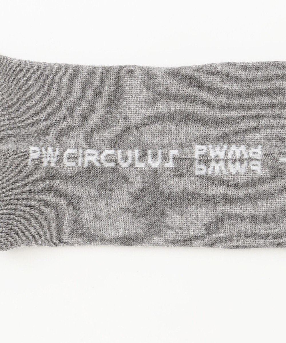 PW CIRCULUS 【WOMEN】【土踏まずをサポート】ロゴポイント ハイソックス 