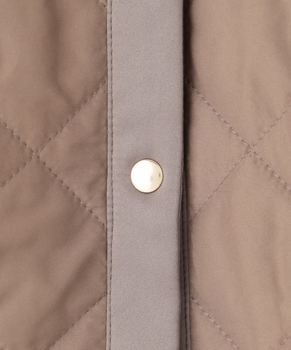 ANY SIS 【洗える】レディトリミングキルト ブルゾン 