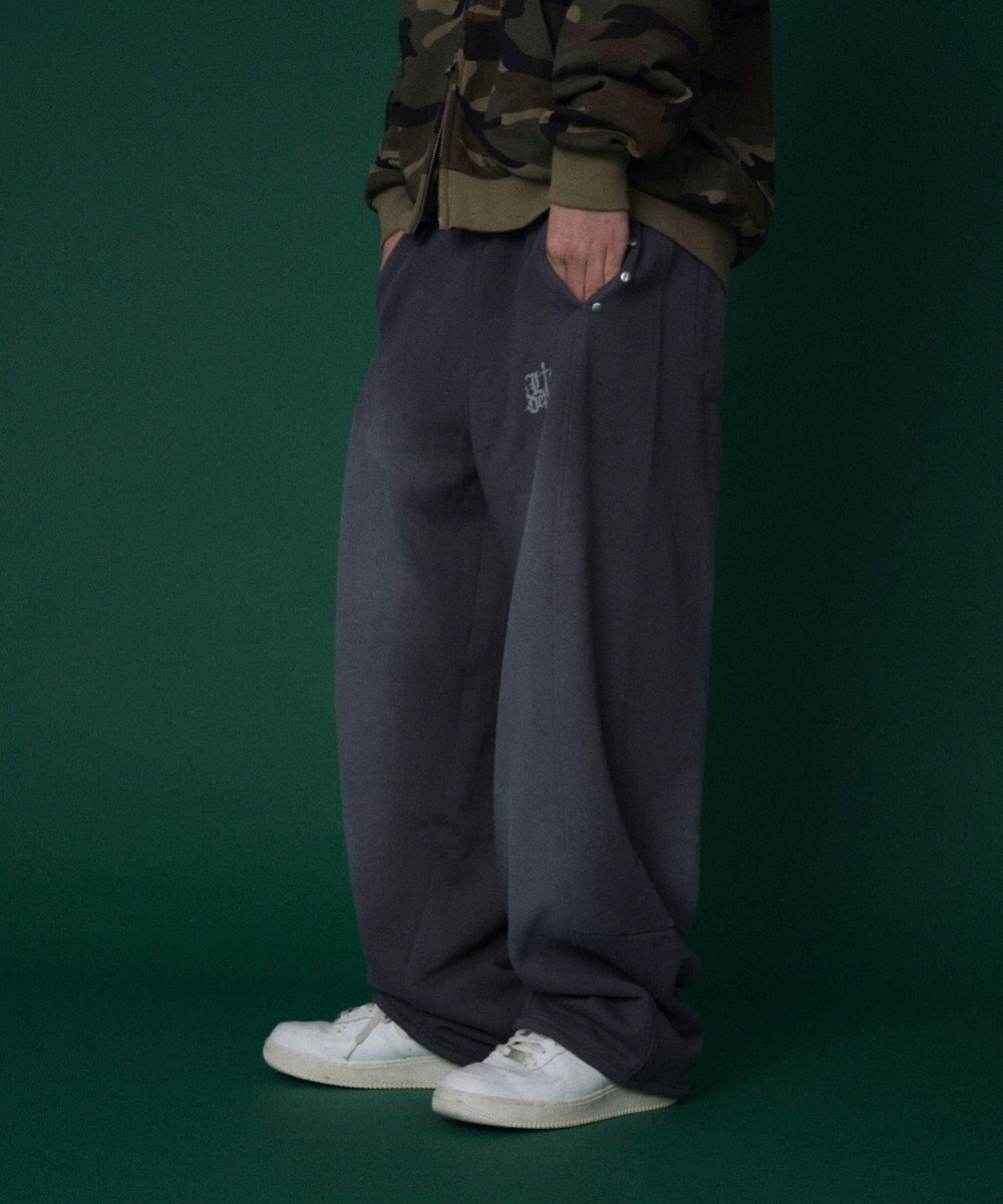 WEGO 【ユニセックス着用ITEM/ウエストゴム】ロゴスウェットパンツ 