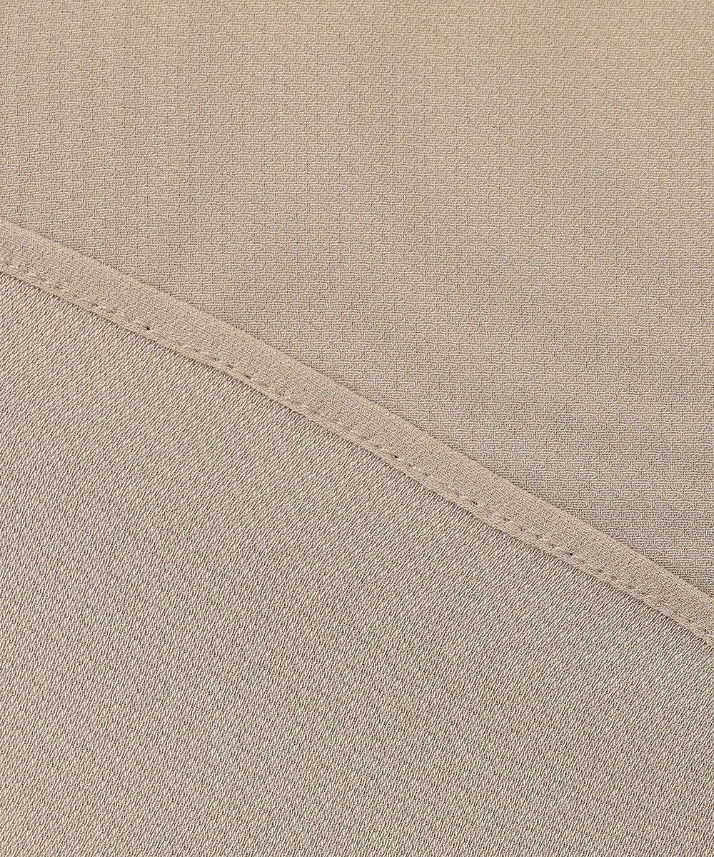 ICB L 【人気のため新色追加・接触冷感・UVケア・洗える】BackSatinAmunzen 5分袖配色ボウタイブラウス 