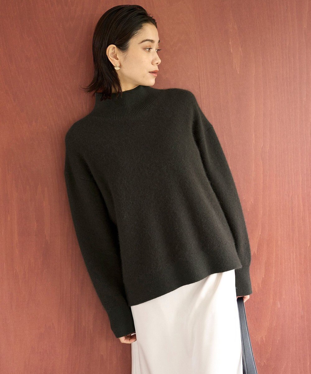 UNFILO 【WEB＆一部店舗限定】へアリースウェット ハイネックニット 