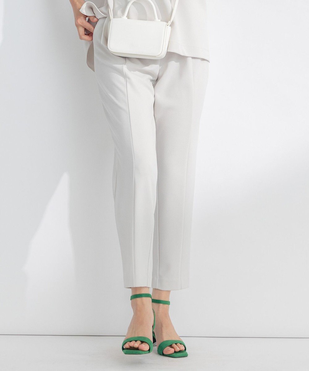 組曲 【吸湿・冷感・UVケア】スタイルアップジャージー パンツ 