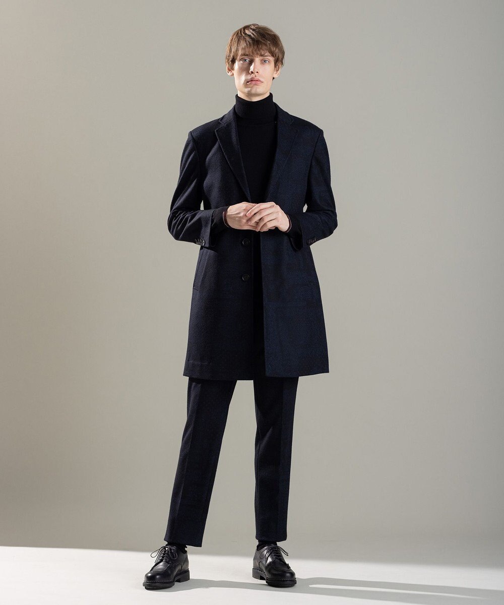 JOSEPH HOMME パッチジャガードジャジー　チェスターコート 