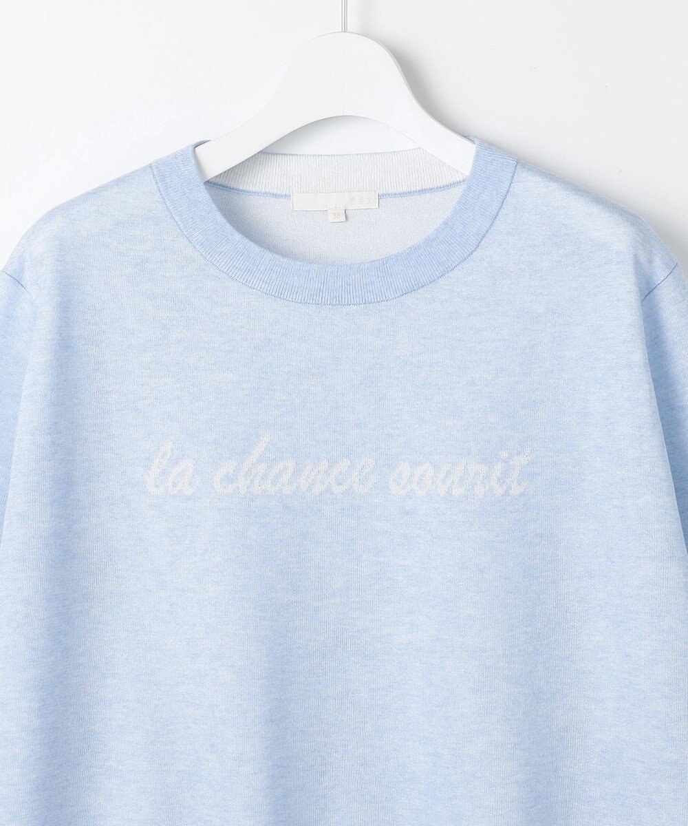 自由区 L グラフィックジャカード ニット 