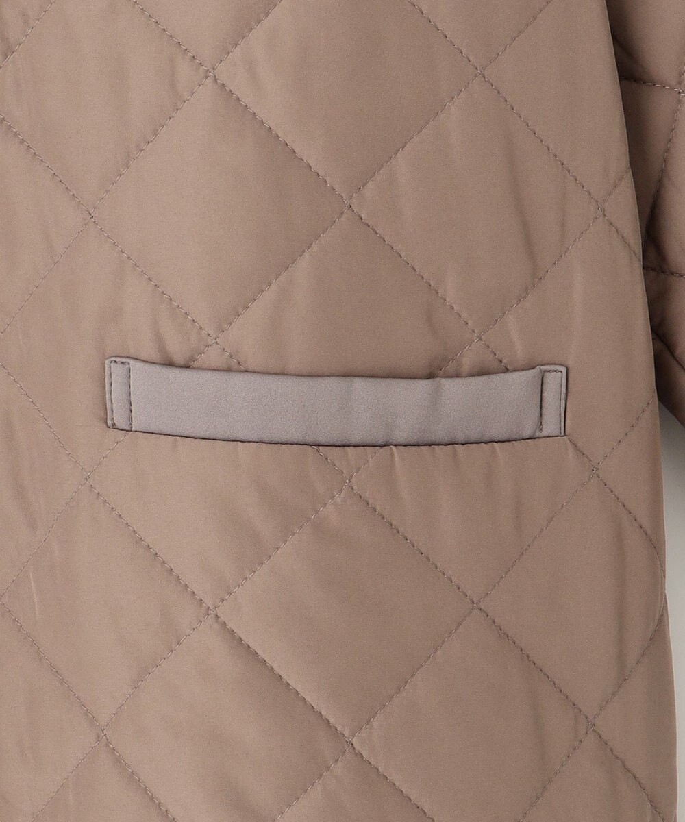 ANY SIS L 【洗える】レディトリミングキルト ブルゾン 