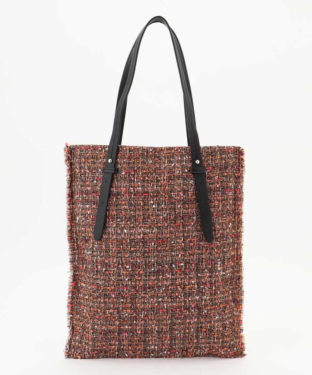 自由区 ラメノットファンシーツイードトート バッグ 