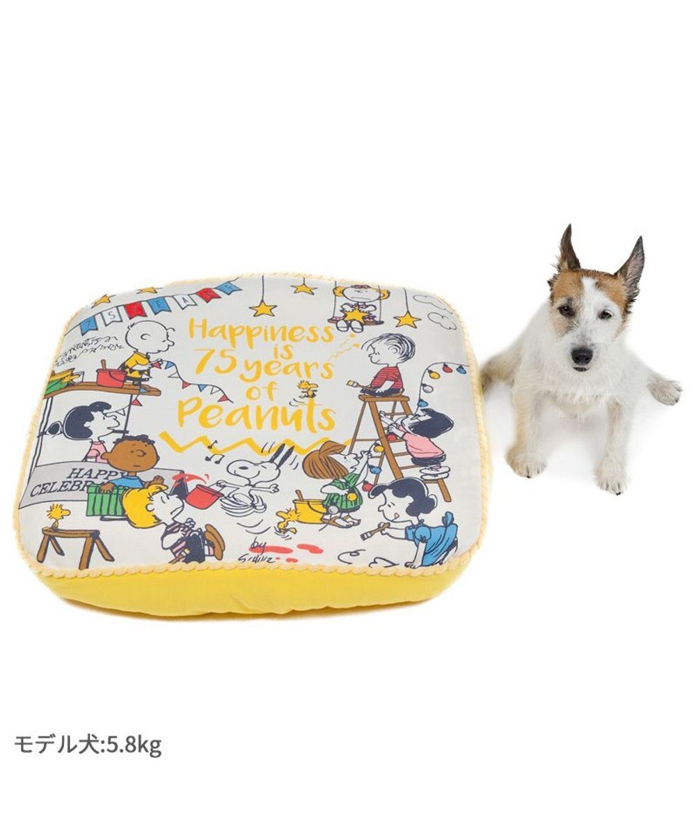 PET PARADISE スヌーピー 75周年 クッション 小型犬 