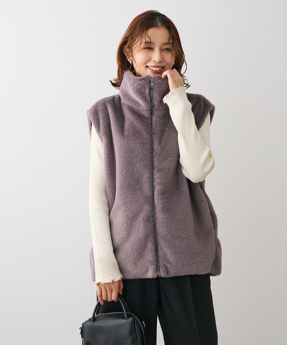 Green Parks ・ＡＮＤＳＥＡＲＣＨ　メランジリブハイネックニット 