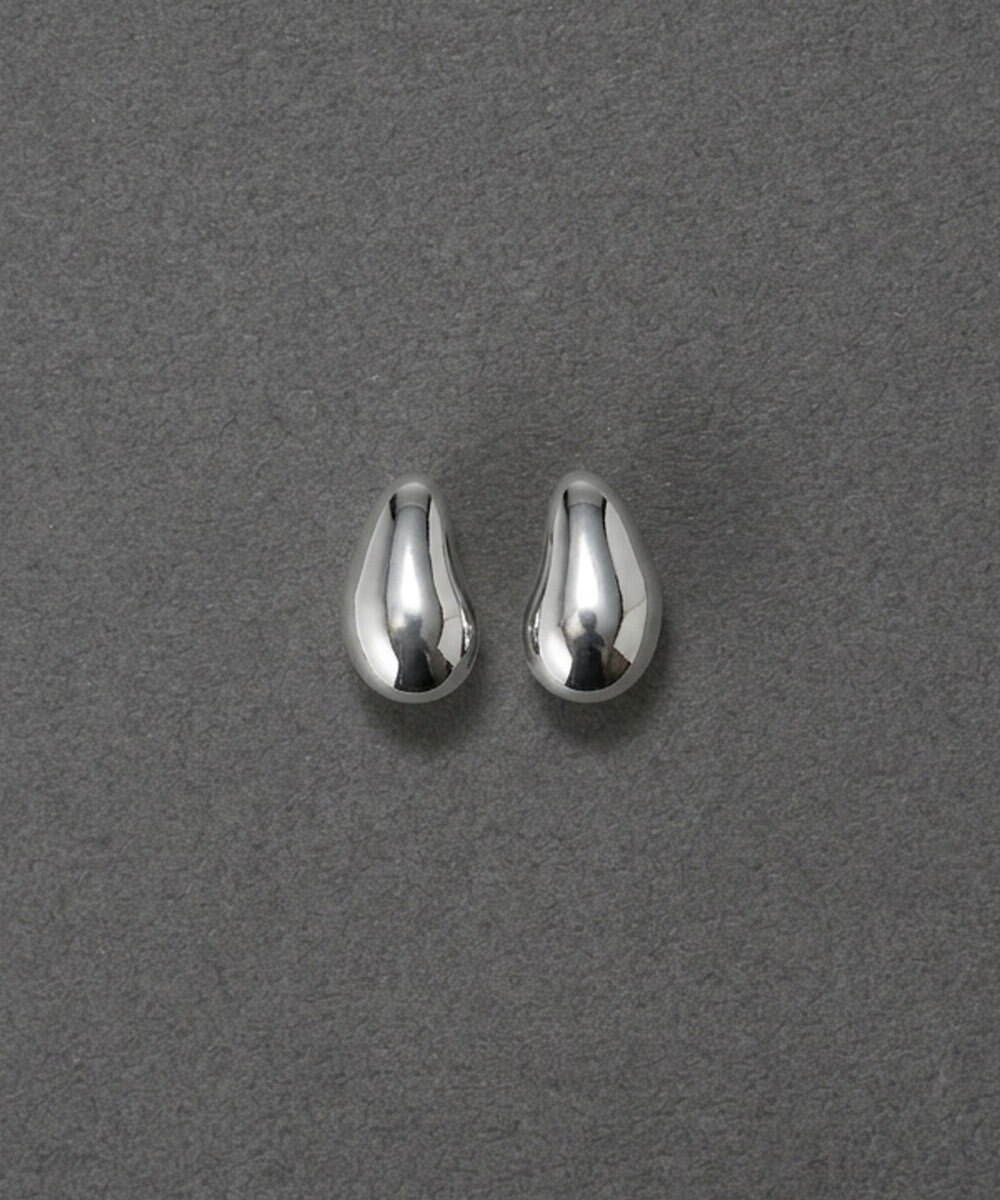 Phoebe 〈金属アレルギー対応〉パフメタルピアス　シルバー/ニッケルフリー 