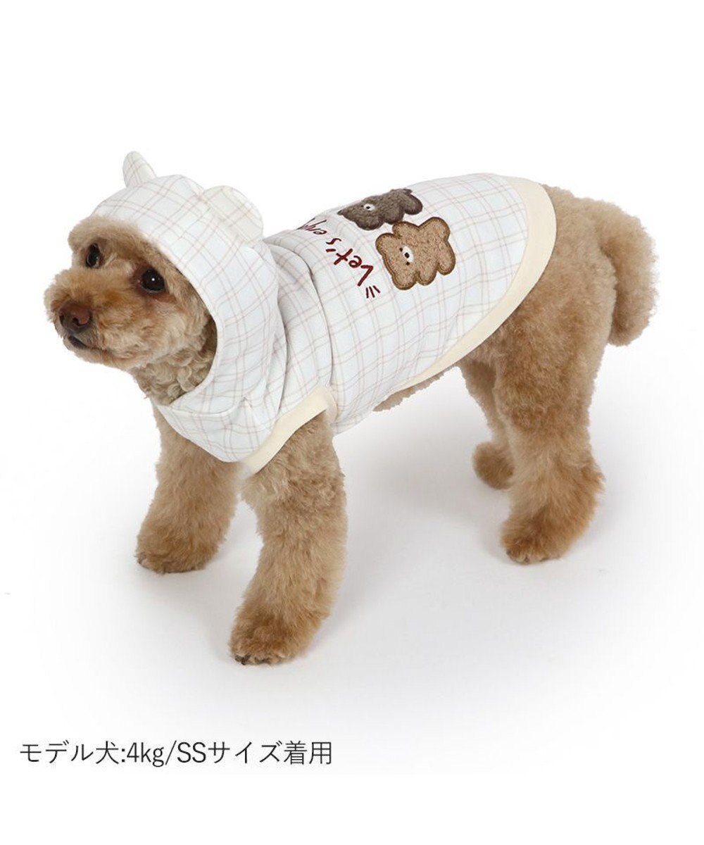 PET PARADISE ペットパラダイス くまちゃん  パーカー 《なかよし柄》小型犬 