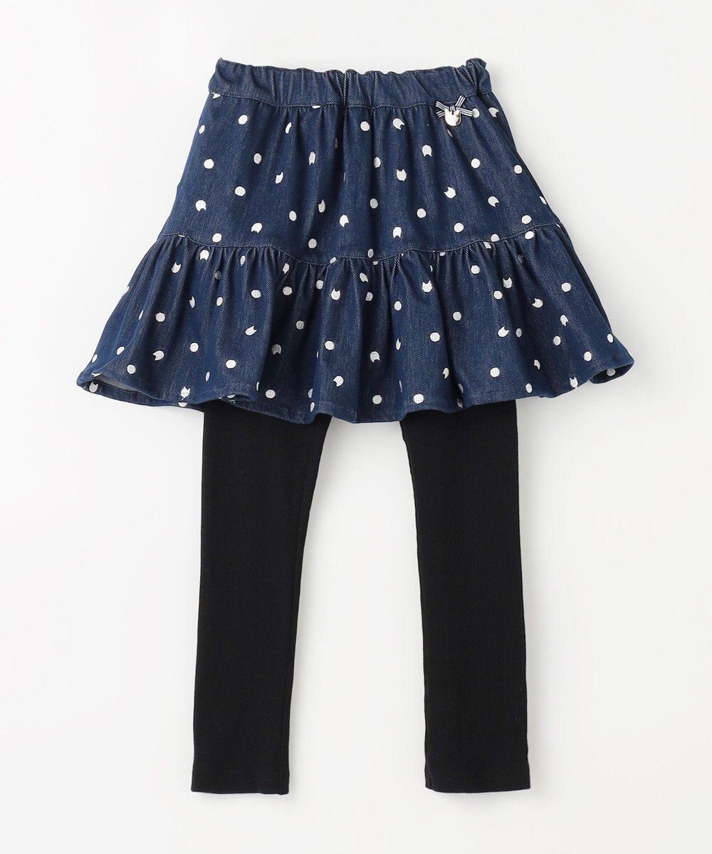 ANY KIDS ネコ×ドット刺繍 スキャッツ 