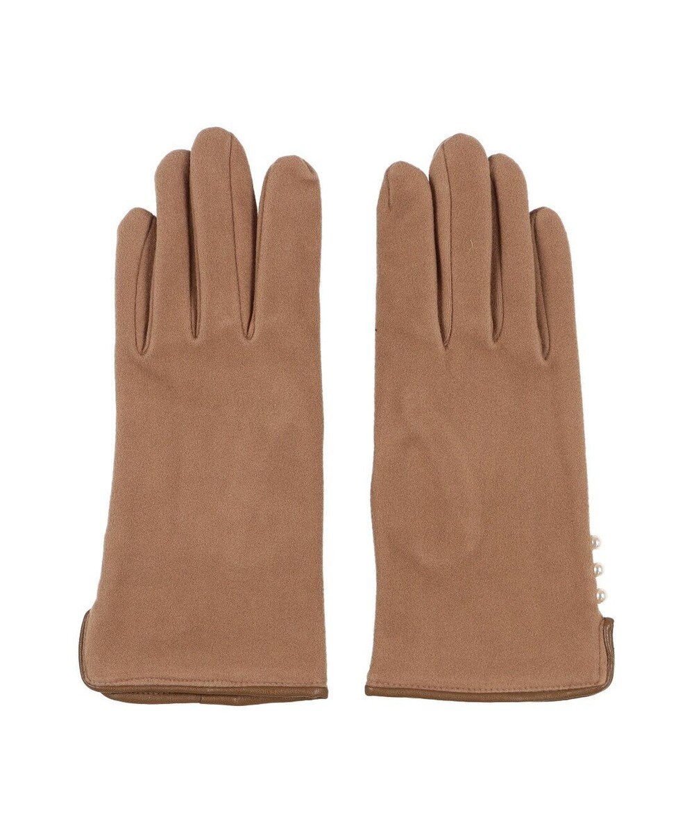 UNBILLION カシュネ cache nez / パールビーズ付きジャージー手袋 