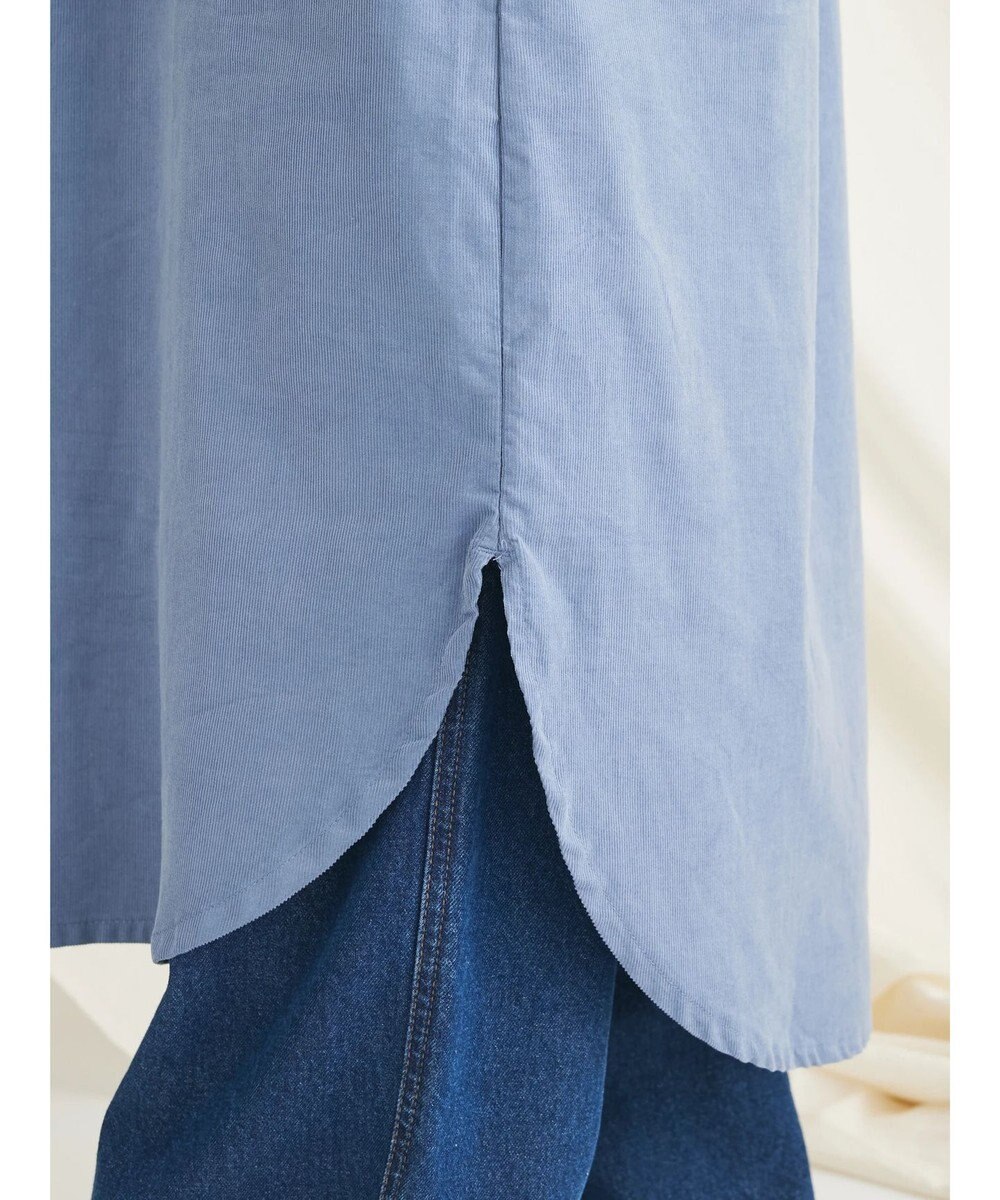 CRAFT STANDARD BOUTIQUE コーデュロイリブ付きワンピース 