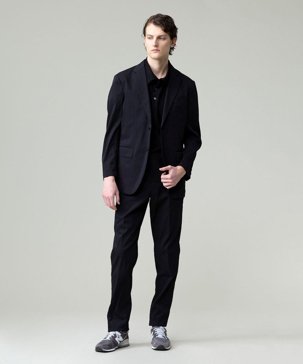 J.PRESS MEN 感動！？上品な見た目に着心地抜群なセットアップ【MECHANICAL】【超軽量 / 清涼感 / 洗える】ハイパワーストレッチジャケット 