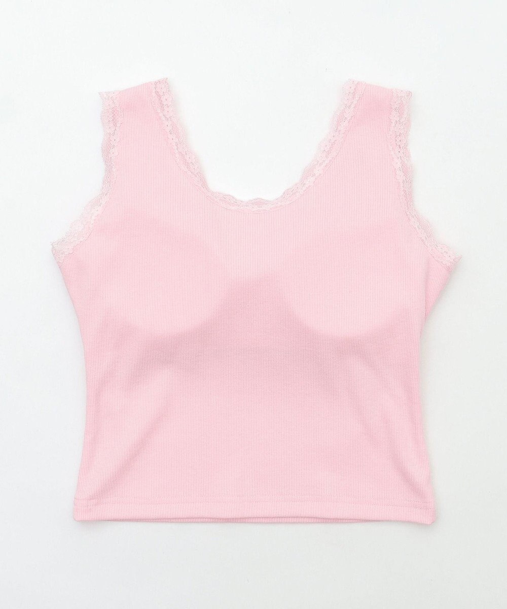 WEGO 【カップ付きインナー】カップインレースタンク 