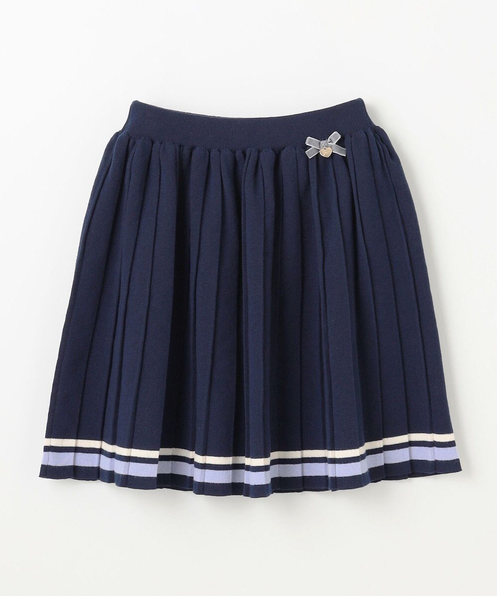 ANY KIDS プリーツニットスカート 