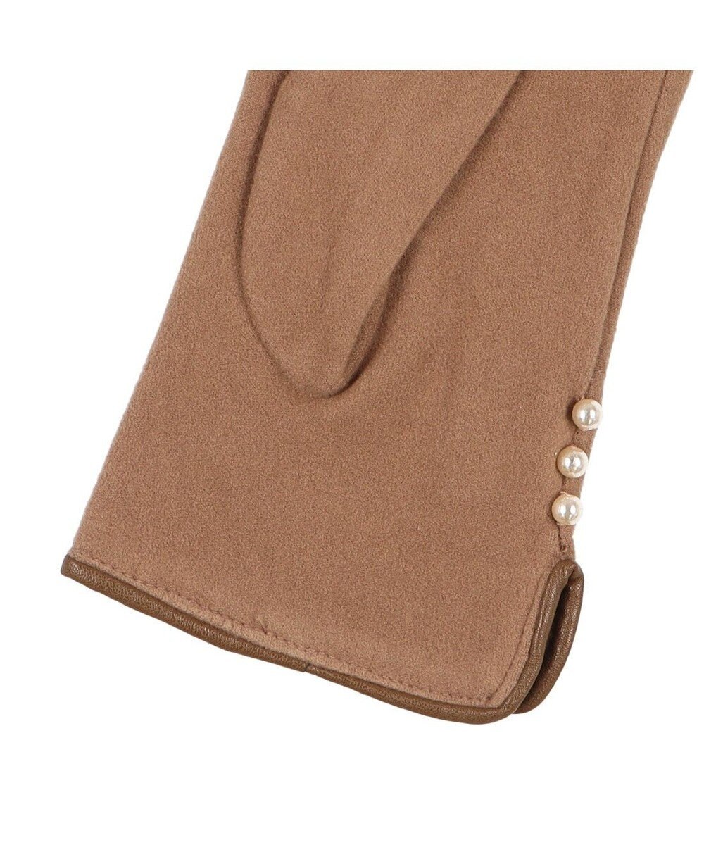 UNBILLION カシュネ cache nez / パールビーズ付きジャージー手袋 