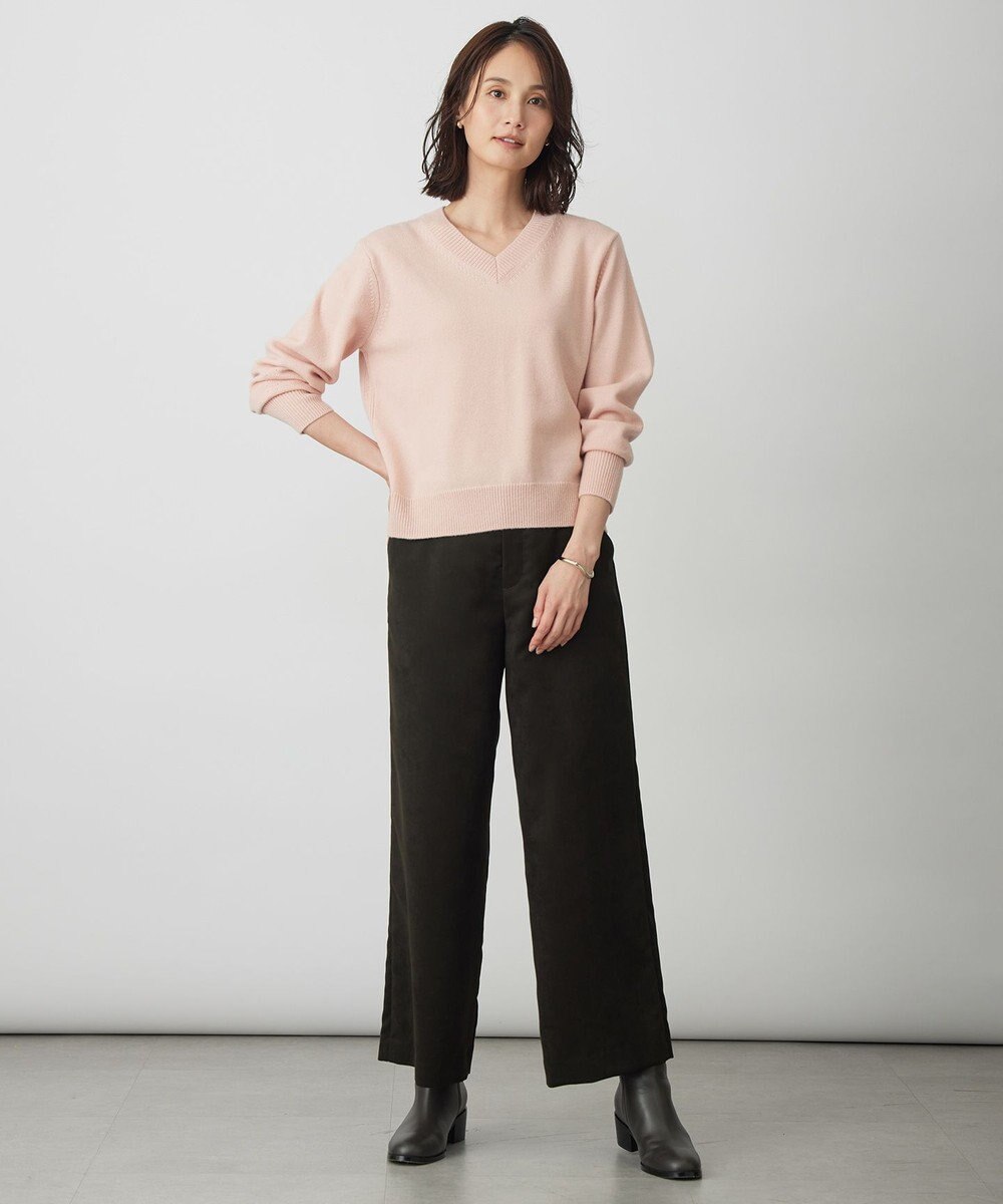 J.PRESS LADIES CASHBIT NEO Vネック ニット 