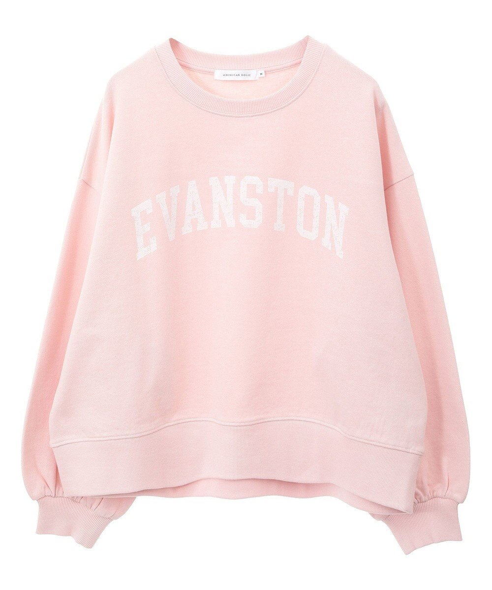 AMERICAN HOLIC ＥＶＡＮＳＴＯＮ　ミニ裏毛プルオーバー 