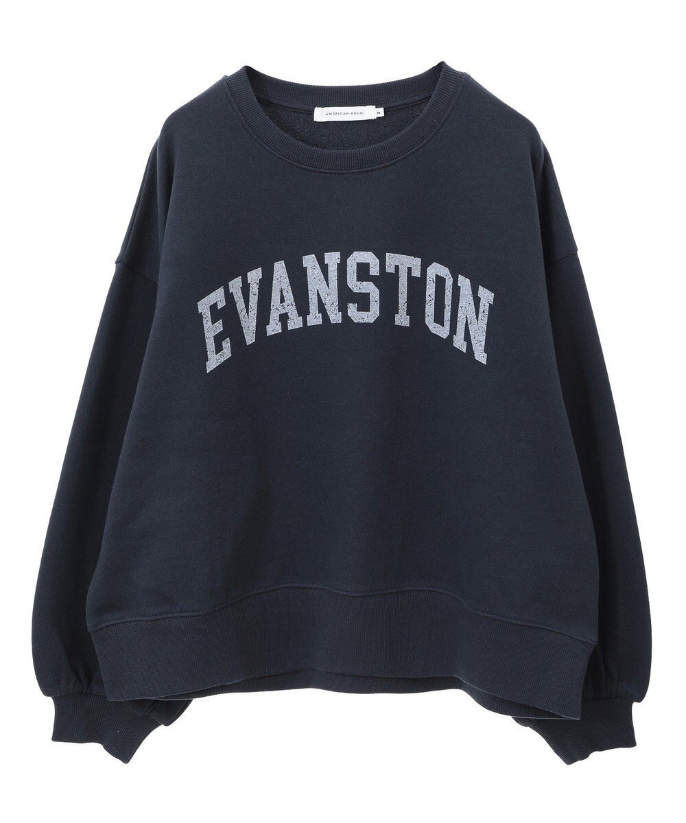AMERICAN HOLIC ＥＶＡＮＳＴＯＮ　ミニ裏毛プルオーバー 