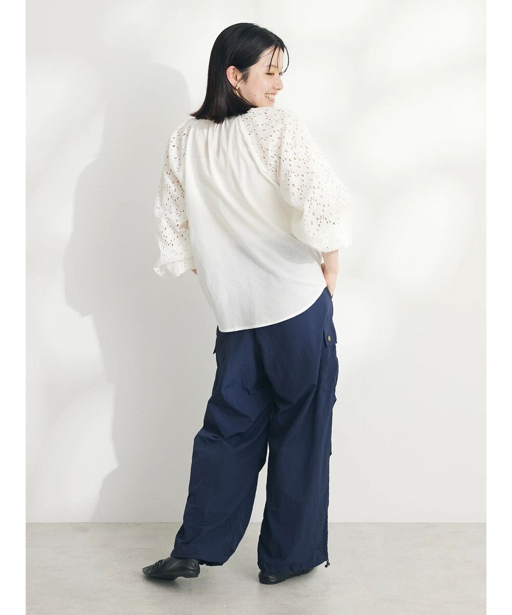 CRAFT STANDARD BOUTIQUE インド綿アイレット刺繍ブラウス 