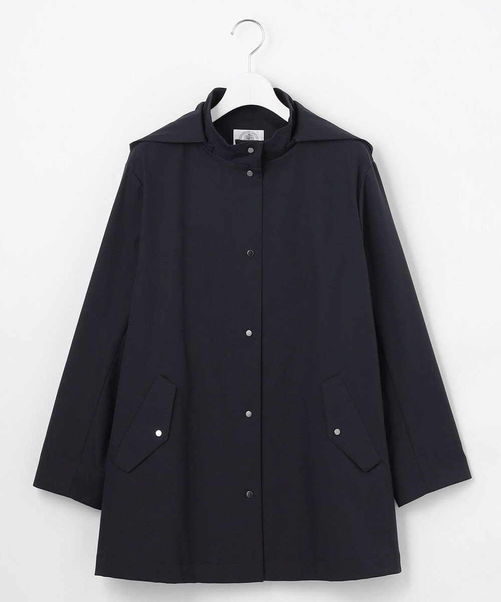 J.PRESS LADIES 【洗える・撥水】ドライツイルストレッチ フーディ アウター 