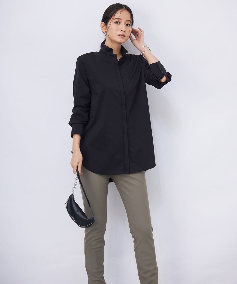 ICB L 【洗える】 テックストレッチ レギンスパンツ 