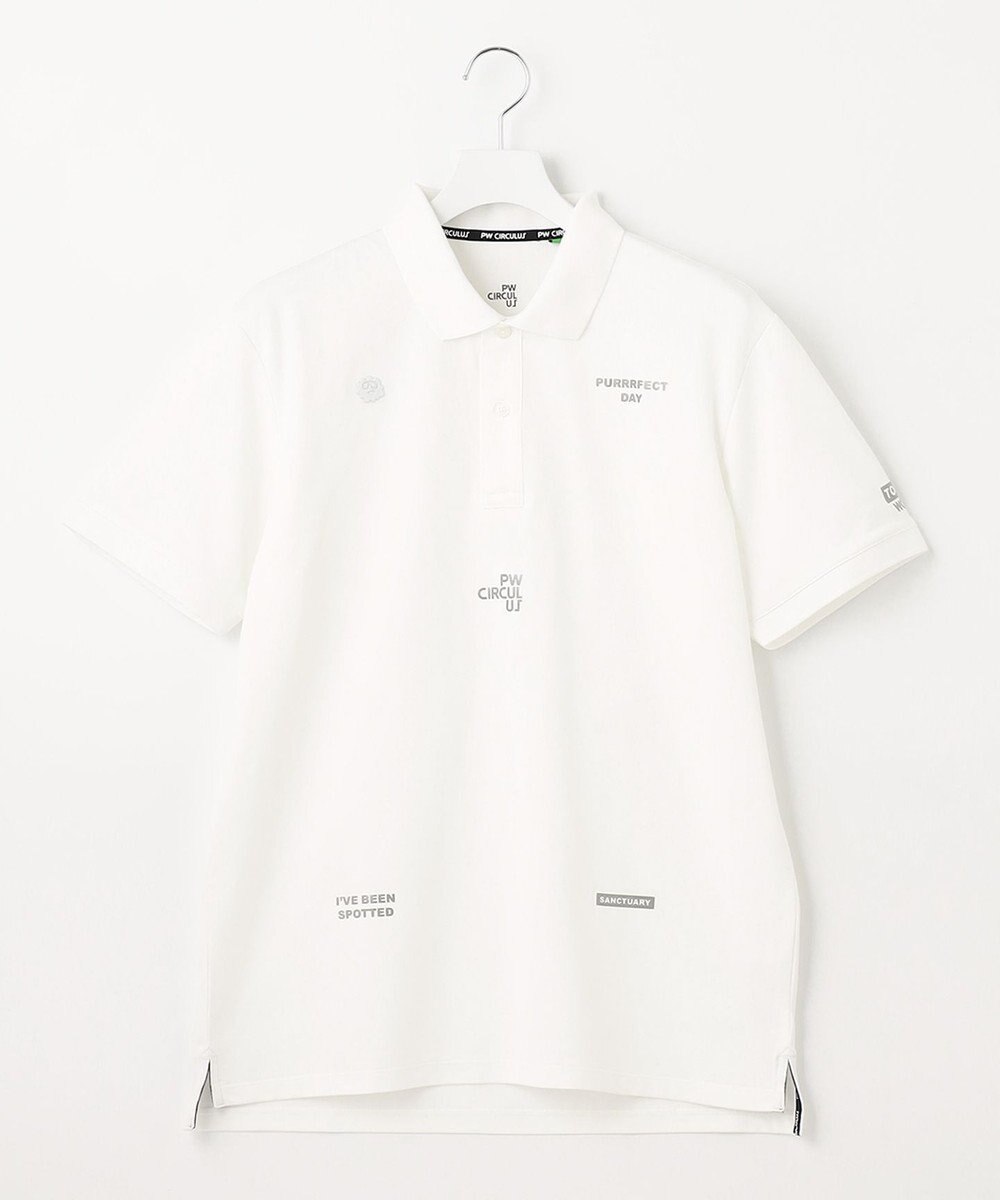 PW CIRCULUS 【MEN】【吸汗速乾/ストレッチ】ベーシックカノコ ポロシャツ 