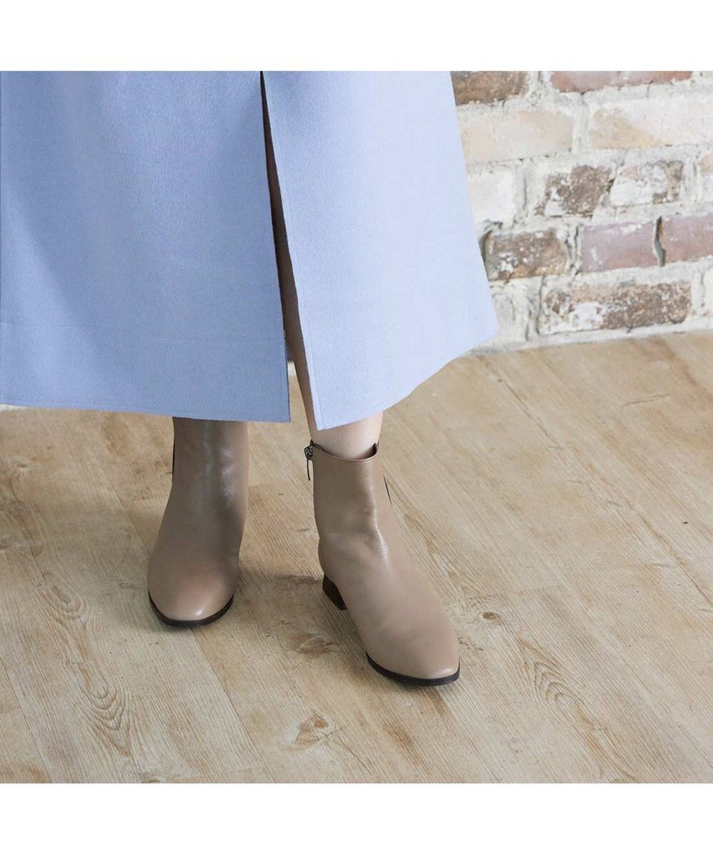 Riz raffinee <Riz raffinee>ローヒールサイドゴアショートブーツ 