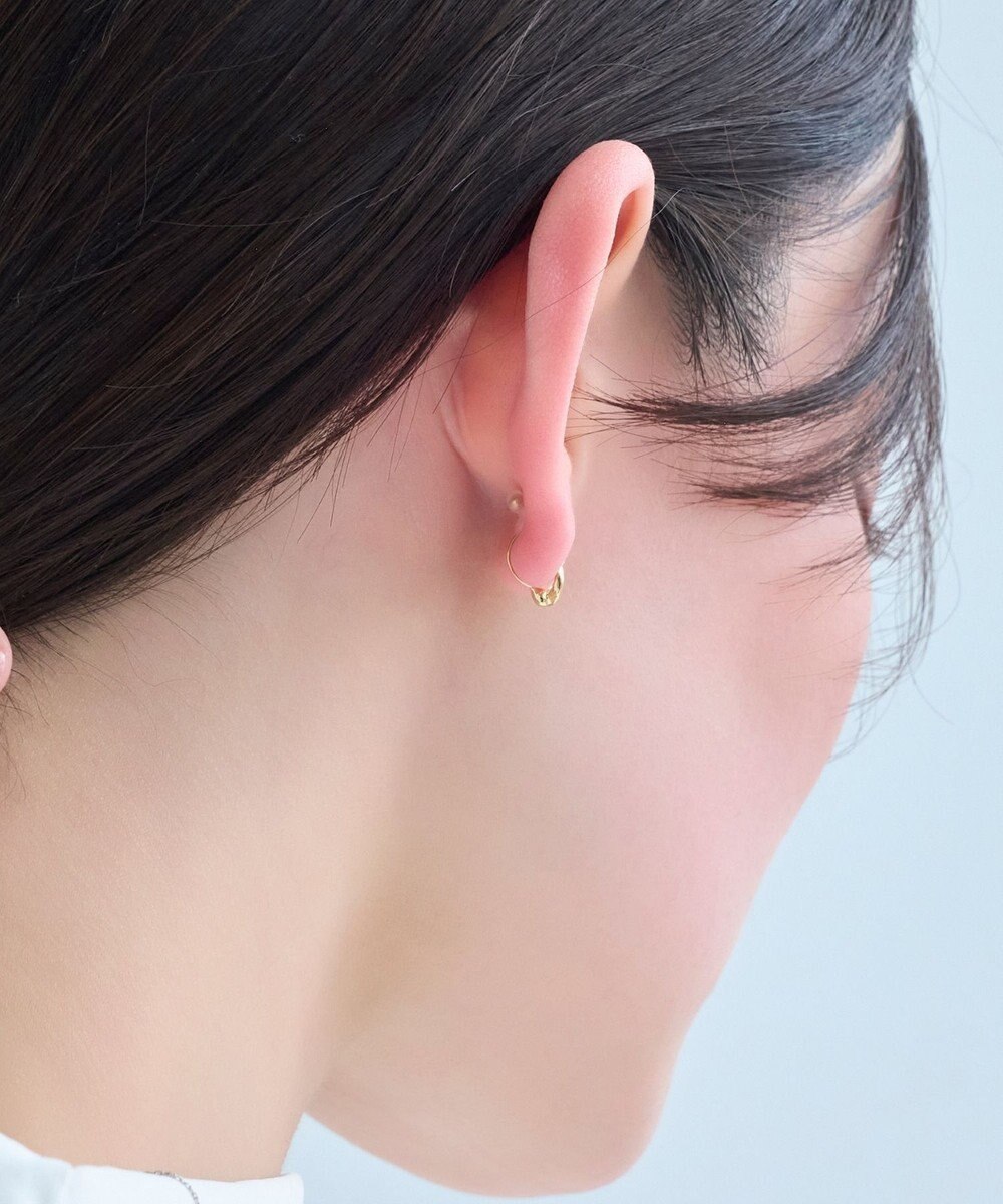 Phoebe 【痛くないシリーズ】【金属アレルギー対応】メテオドロップライトフィットイヤリング　ゴールド 