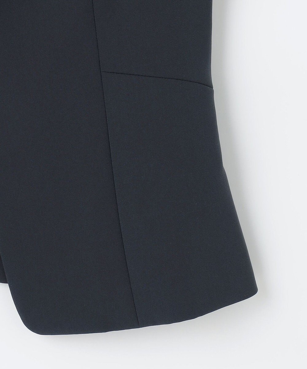 J.PRESS LADIES 【セットアップ対応】セラテリーダブルクロス ノーカラー ジャケット 