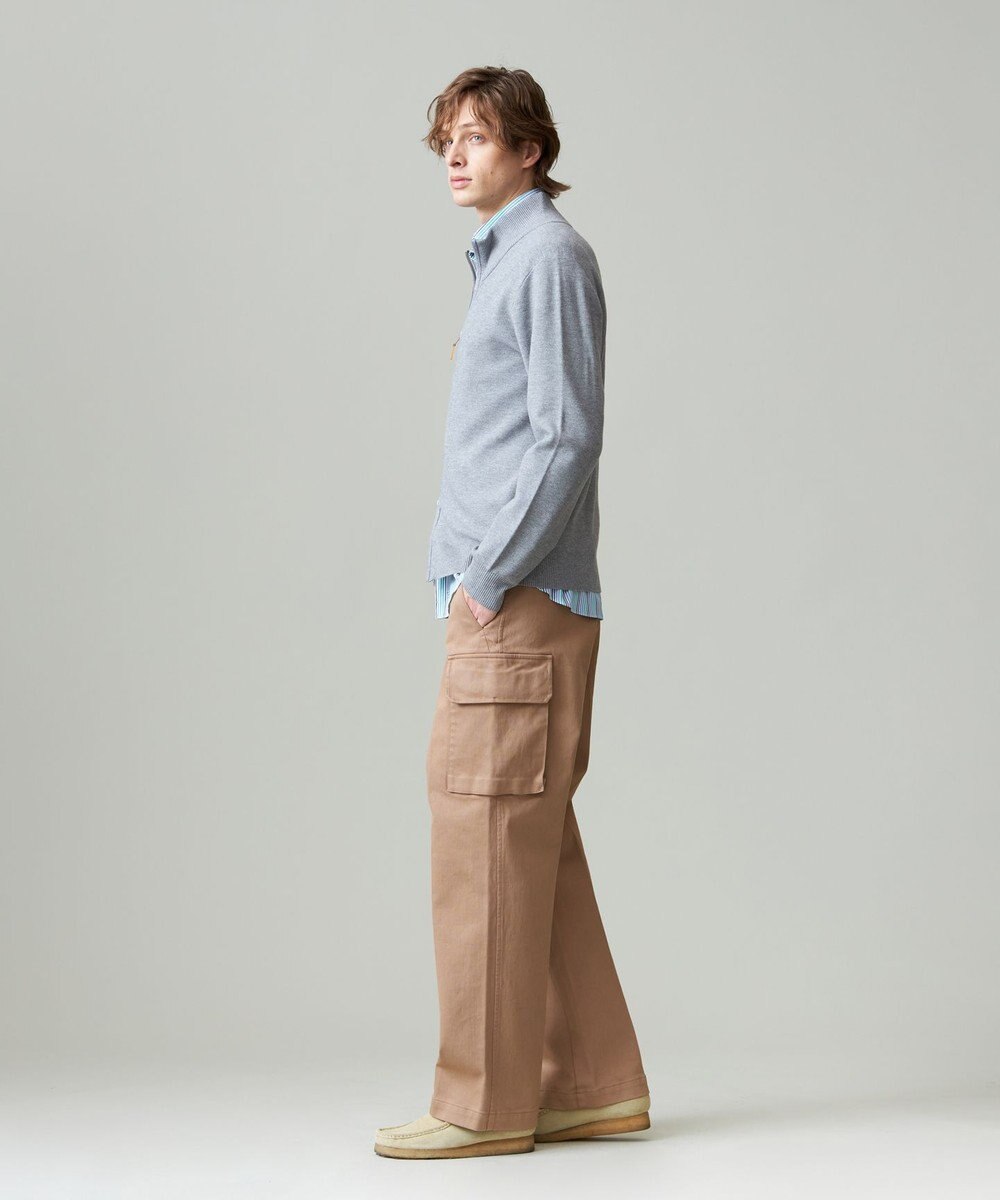 J.PRESS MEN 【ストレッチ性 / イージーケア】【FLEX YARN】フルジップニットカーディガン 