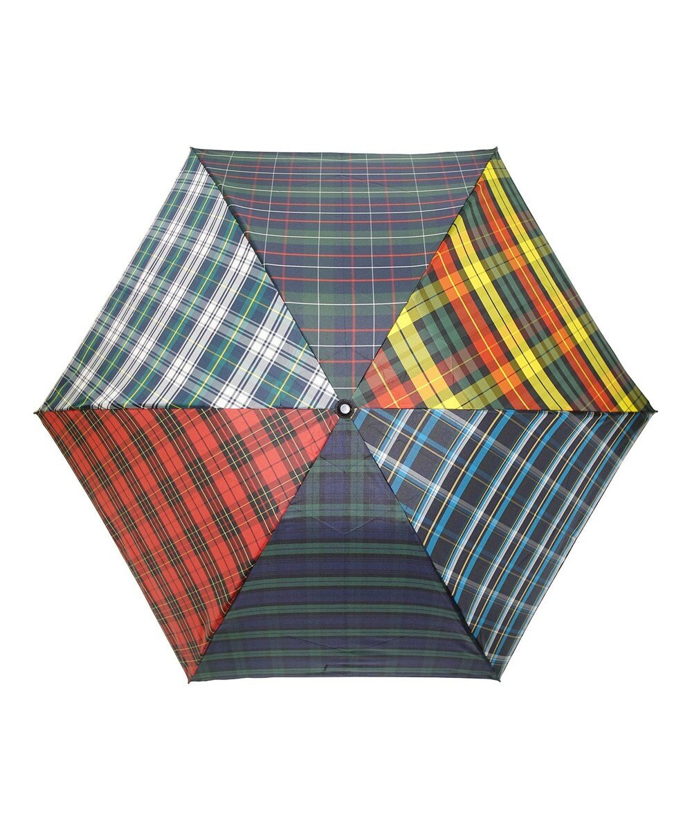 +RING UNISEX プラスリング 簡単開閉式折傘55cm CHK T1399 