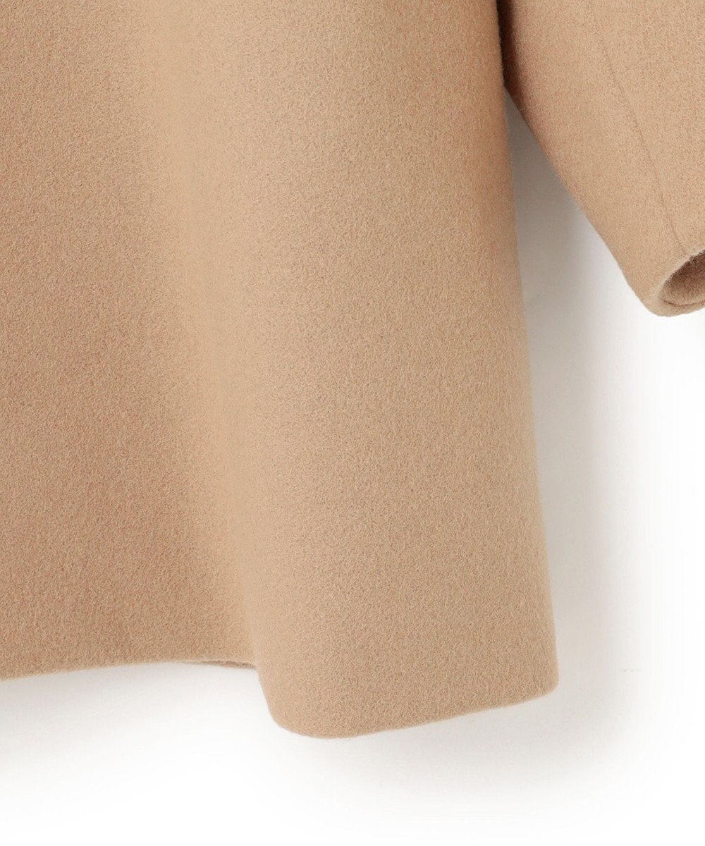 BEIGE， GABELLE / ミドル丈スタンドカラーウールコート 