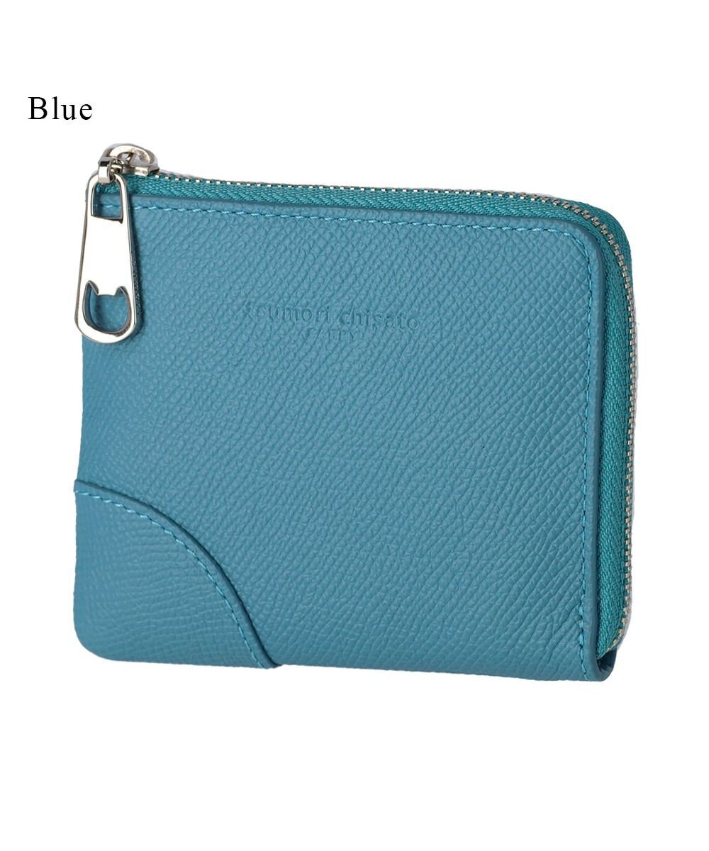 tsumori chisato CARRY ラックスtcネーム 2つ折り財布 L字ファスナー ミニ財布 