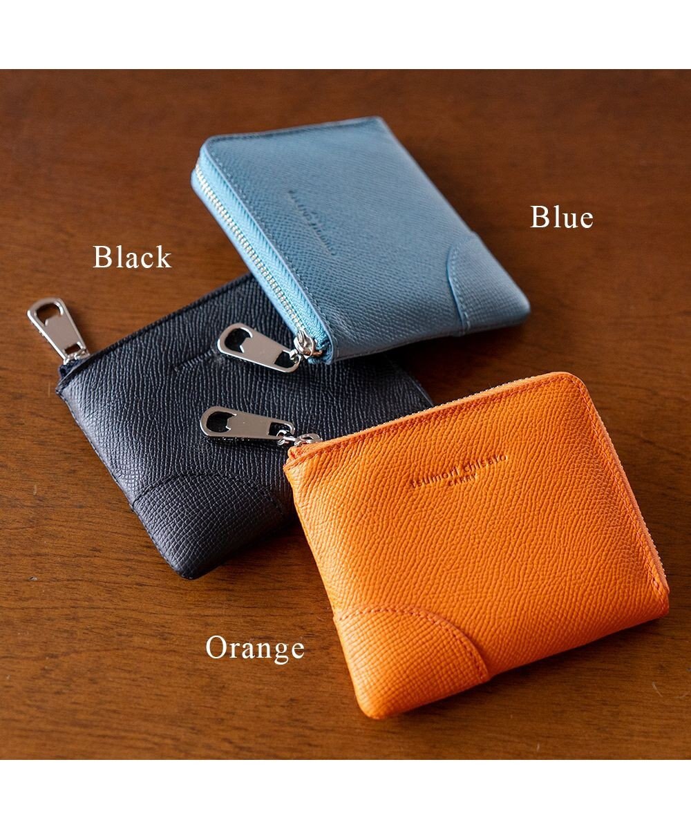 tsumori chisato CARRY ラックスtcネーム 2つ折り財布 L字ファスナー ミニ財布 