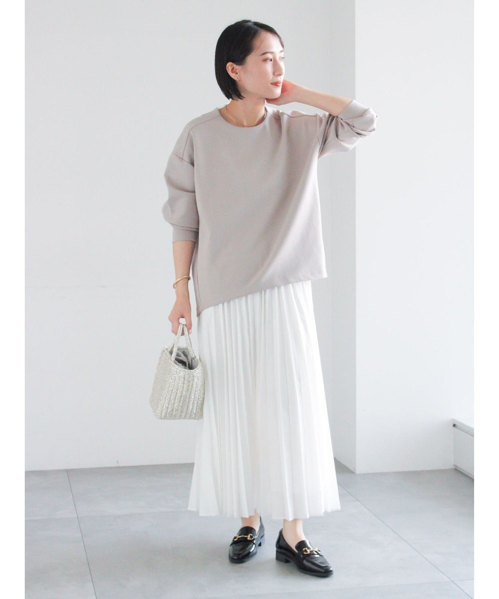 Te chichi バックジップダンボールプルオーバー 