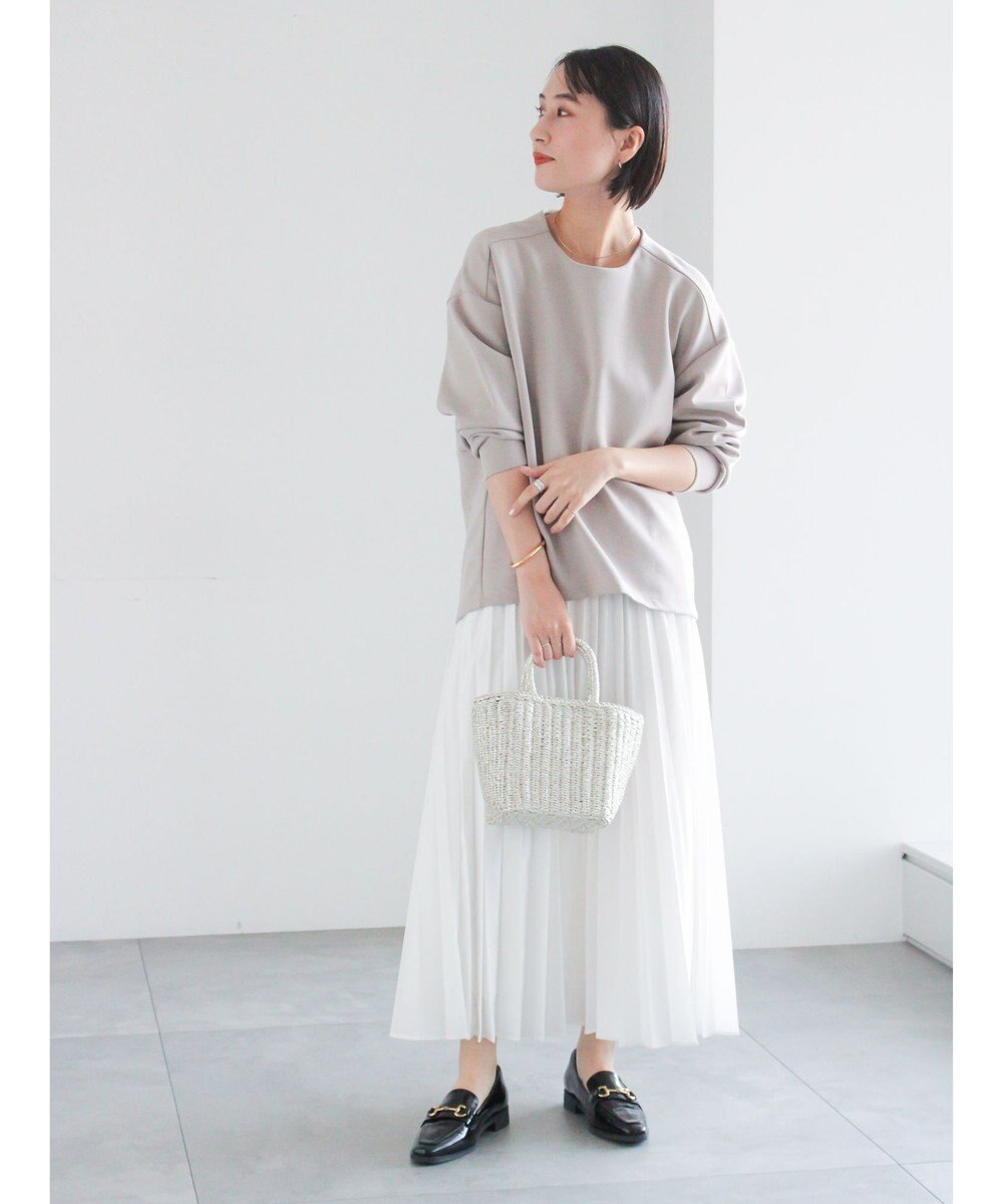 Te chichi バックジップダンボールプルオーバー 