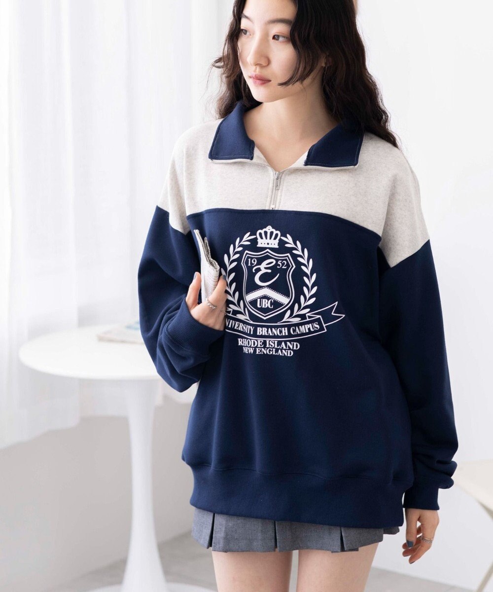 WEGO ハーフジップ切り替えBIBPO 