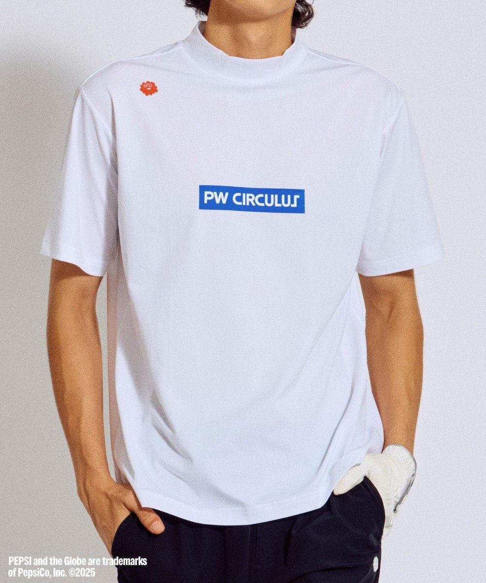 PW CIRCULUS 〈Pepsiコラボ〉【UNISEX】Pepsi GOLF Graphic モックネックT 