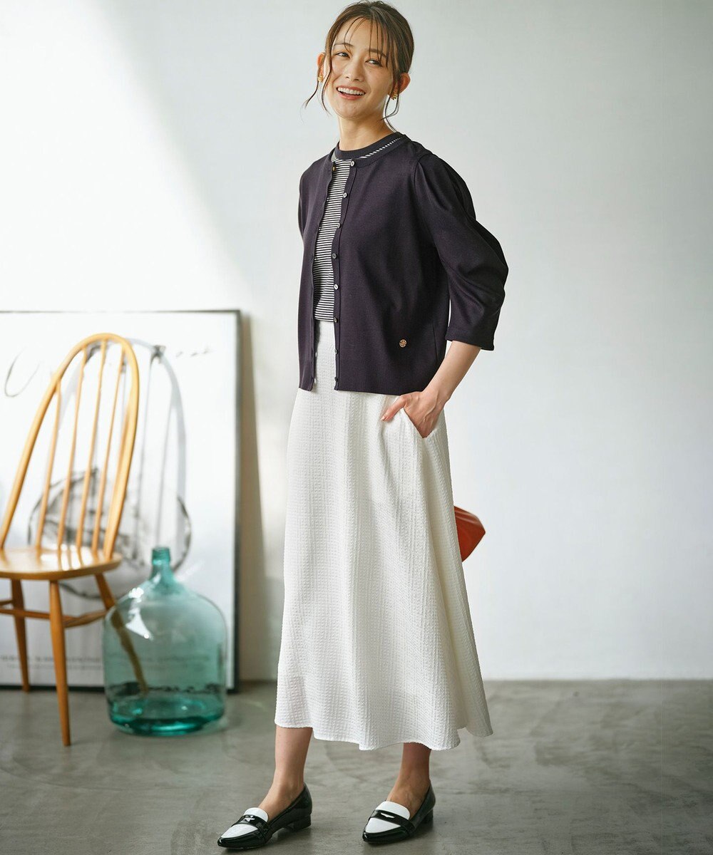 組曲 L 【WEB限定】セーターマシーン 半袖ニットTシャツ 