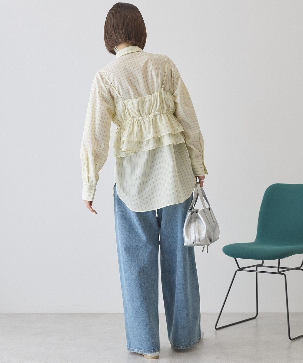 AMERICAN HOLIC 【2点セット・イージーケア】ビスチェ＋シャツ 