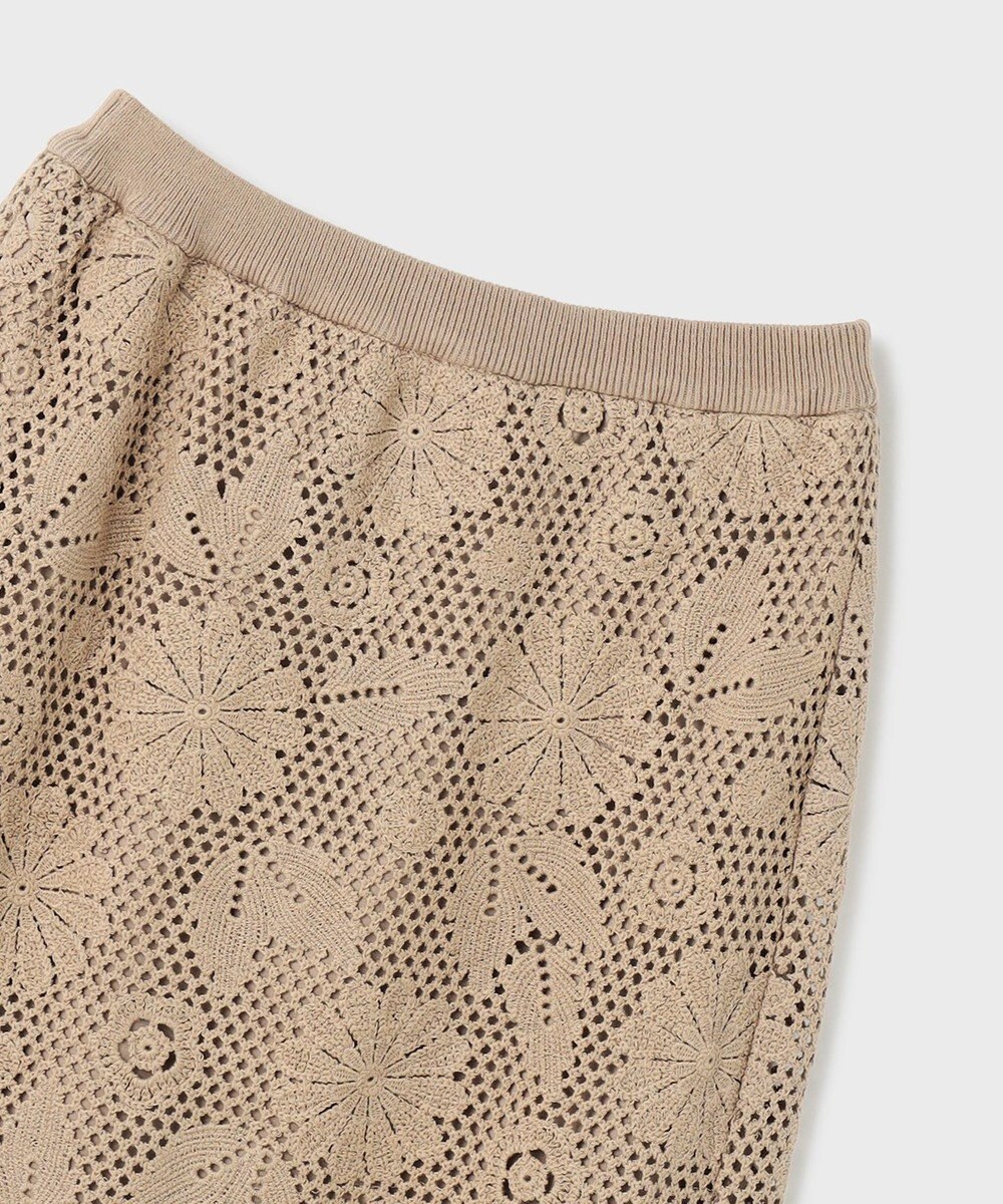 GRACE CONTINENTAL クロシュ刺繍スカート 