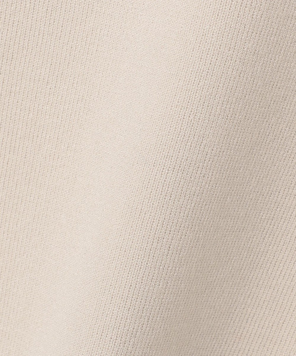 自由区 L 【洗える/セット可】レーヨンポリエステルスムース Vネックニット 