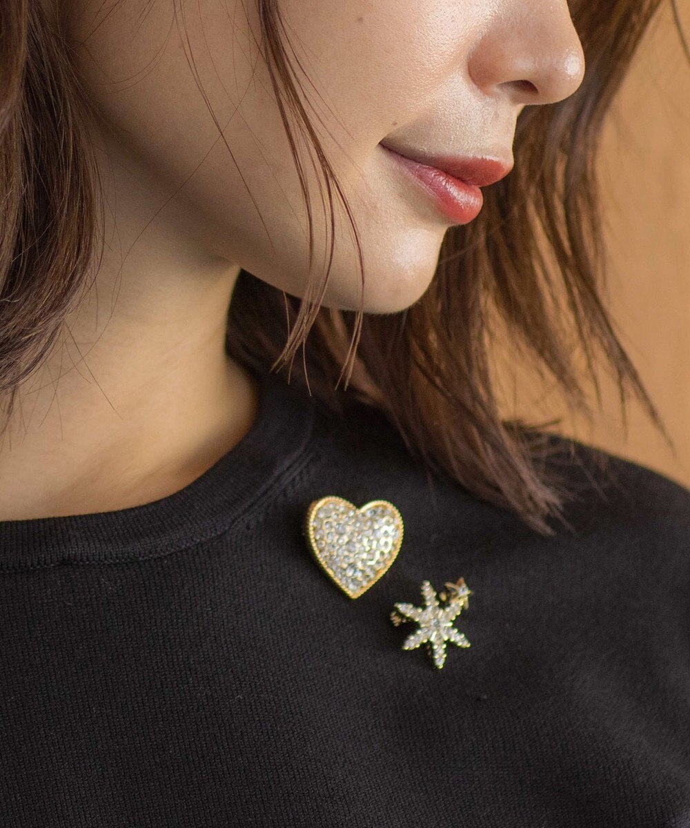 組曲 【人気につき再販決定！】ハートストーンブローチ 